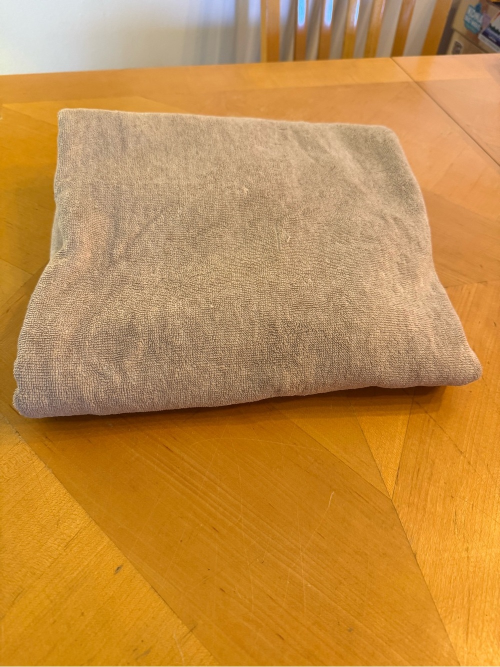 Kassatex New York Tan 100% Cotton Oversized Bath Towel 36.75x65